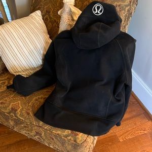 lululemon full zip black hoodie